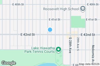 Map image of the property - 2504 E 42nd St