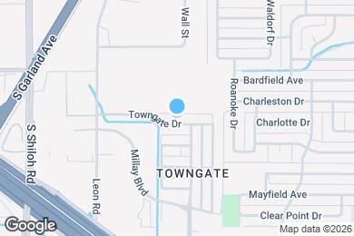 Map image of the property - 2021 Towngate Dr