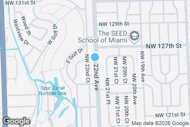 Map image of the property - 12586 NW 22nd Ave
