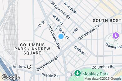 Map image of the property - 218 Old Colony Ave