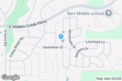 Map image of the property - 964 Tara Dr