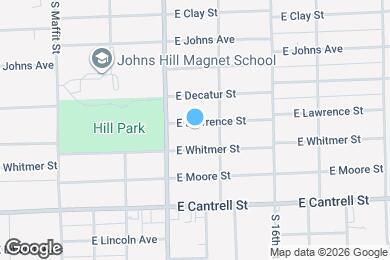 Map image of the property - 1305 E Lawrence St