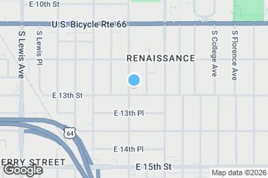 Map image of the property - 1243 S Columbia Ave