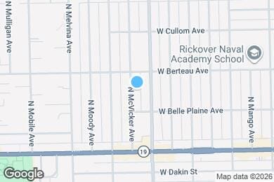 Map image of the property - 4133 N McVicker Ave