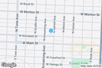 Map image of the property - 709 W Woodard St