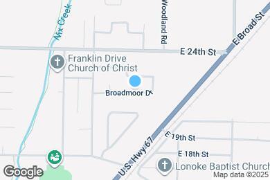 Map image of the property - 34 Broadmoor Dr