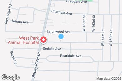 Map image of the property - 17000 Melgrave Ave