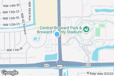 Map image of the property - 1134 NW 40th Ter