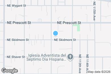 Map image of the property - 10925 NE Skidmore St