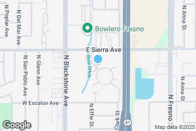 Map image of the property - Sierra Meadows Apartments