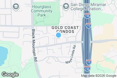 Map image of the property - 9550 Carroll Canyon Rd