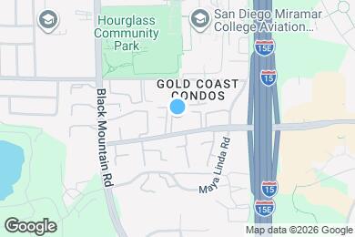 Map image of the property - 9568 Carroll Canyon Rd