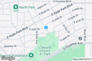 Map image of the property - 915 N Chester Ave