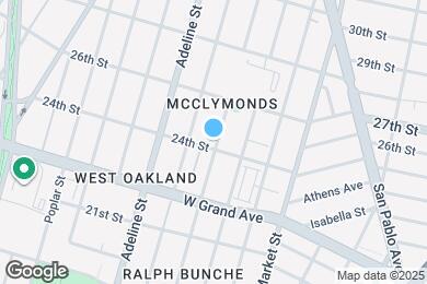 Map image of the property - 1054 24th St