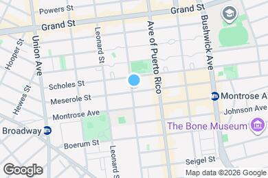 Map image of the property - 152 Manhattan Ave
