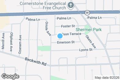 Map image of the property - 7528 Emerson St