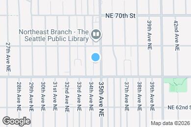 Map image of the property - 6527 35th Ave NE