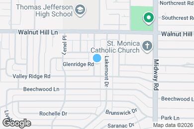 Map image of the property - 9850 Gooding Dr