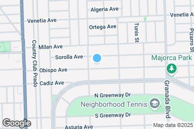 Map image of the property - 1245 Obispo Ave