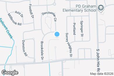 Map image of the property - 1610 Orchard Dr