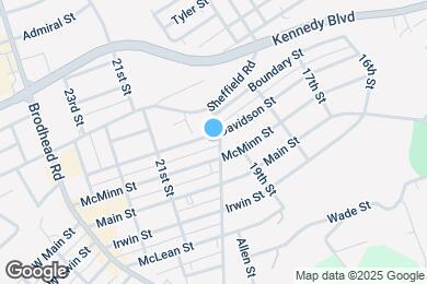 Map image of the property - 2001 Davidson St