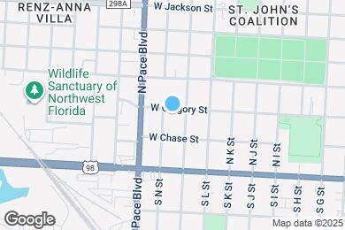 Map image of the property - 2013 W Gregory St