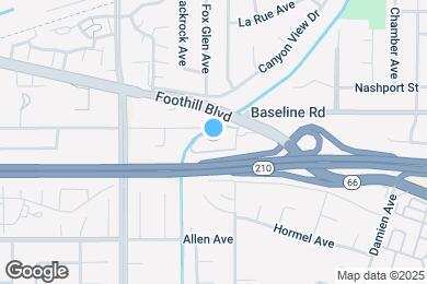 Map image of the property - 4535 Ramona Ave