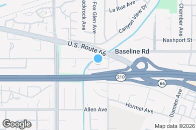 Map image of the property - 4575 Ramona Ave