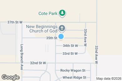 Map image of the property - 3417 35th St W