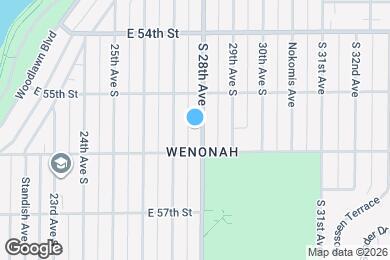 Map image of the property - 5536 S 28th Ave