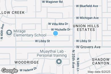 Map image of the property - 3613 W Charleston Ave