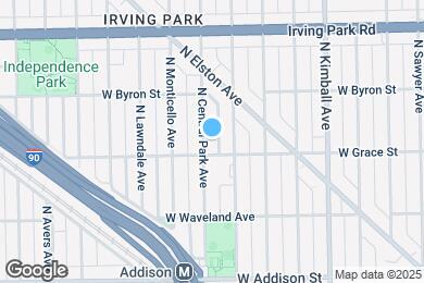Map image of the property - 3811 N Central Park Ave