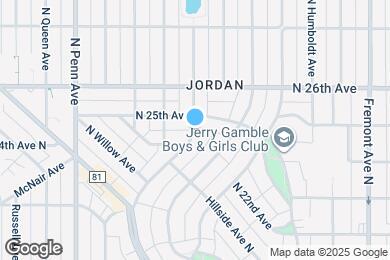 Map image of the property - 2438 Logan Ave N