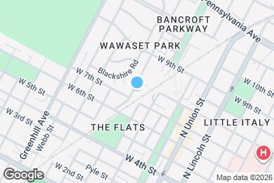 Map image of the property - 712 Woodlawn Ave