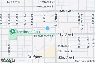 Map image of the property - 5009 TANGERINE AVE S