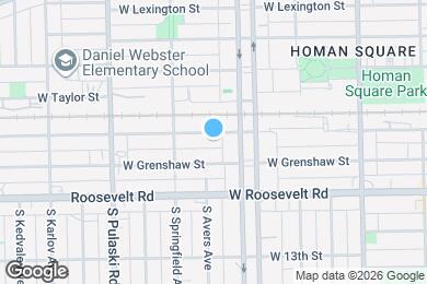 Map image of the property - 3825 W Fillmore St