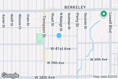 Map image of the property - 4155 N Raleigh St