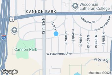 Map image of the property - 9105 W Park Hill Ave
