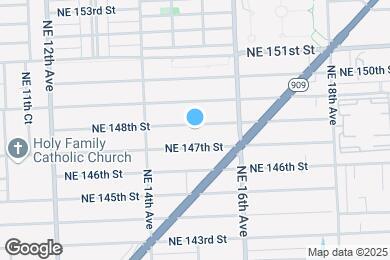 Map image of the property - 1500 NE 148th St