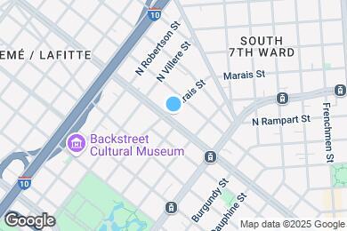 Map image of the property - 1261 Esplanade Ave