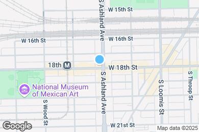 Map image of the property - 1724 S Ashland Ave
