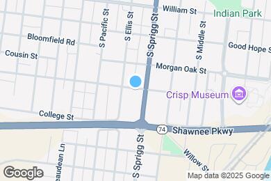 Map image of the property - 717 Jefferson Ave