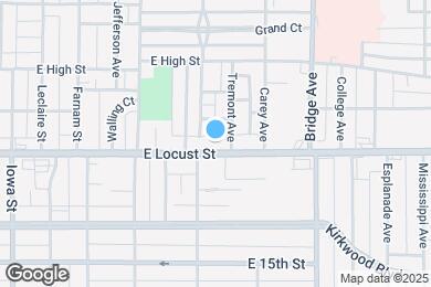 Map image of the property - 918 E Locust St