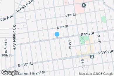 Map image of the property - 1407 S 9th St