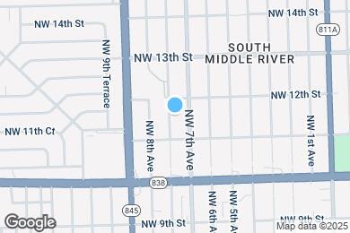 Map image of the property - 1128 NW 7th Terrace