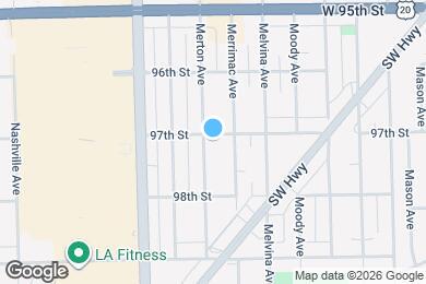 Map image of the property - 9701 Merton Ave