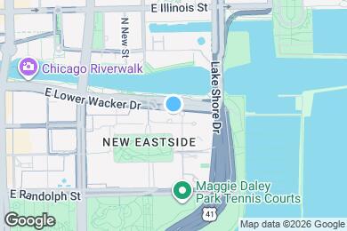Map image of the property - 420 E Waterside Dr