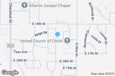Map image of the property - 1506 Oak St