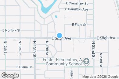Map image of the property - 1805 1/2 E Sligh Ave
