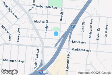 Map image of the property - 2634 Melrose Ave